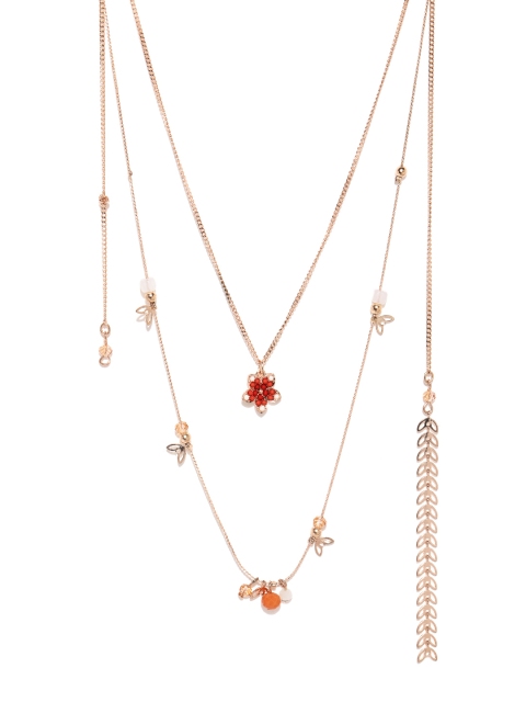 

Accessorize Women Rose Gold-Toned Long Necklaces