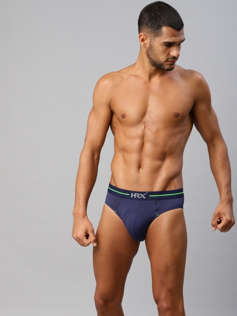 

HRX by Hrithik Roshan Men Active Navy Blue Mesh Briefs LS-7039A