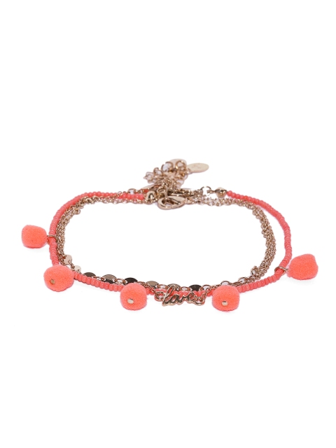 

Accessorize Women Set of 3 Anklets, Multi