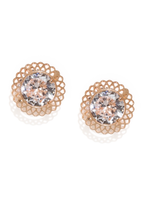 

Accessorize Rose Gold-Toned Circular Studs