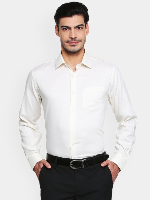 

Van Heusen Men White Regular Fit Printed Formal Shirt
