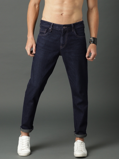 

Roadster Men Navy Blue Slim Fit Mid-Rise Clean Look Jeans
