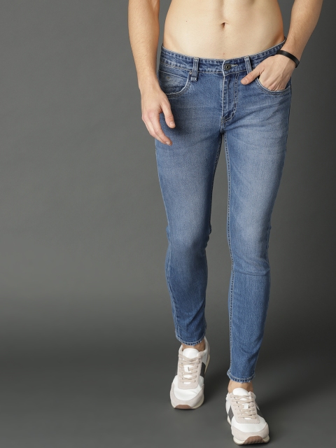 

Roadster Men Blue Skinny Fit Mid-Rise Clean Look Stretchable Jeans