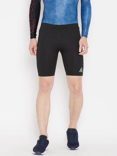 

Reebok Black Run Solid Shorts