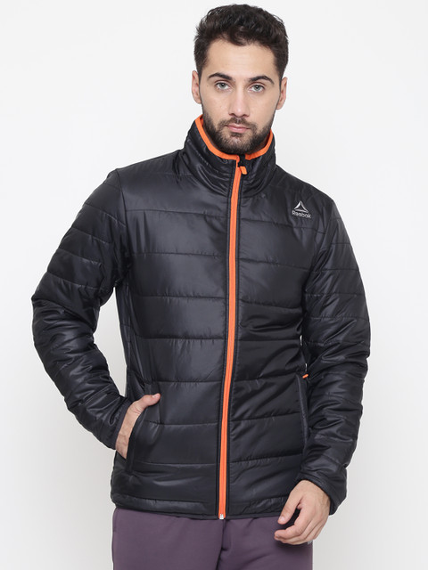 

Reebok Men Black Solid MS Core Outdoor Puffer Jacket
