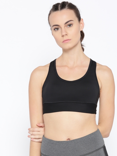 

Reebok Black Solid RE Tough Sports Bra D78704