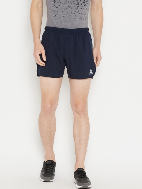

Reebok Men Navy RE 5 Inch Running Shorts, Navy blue