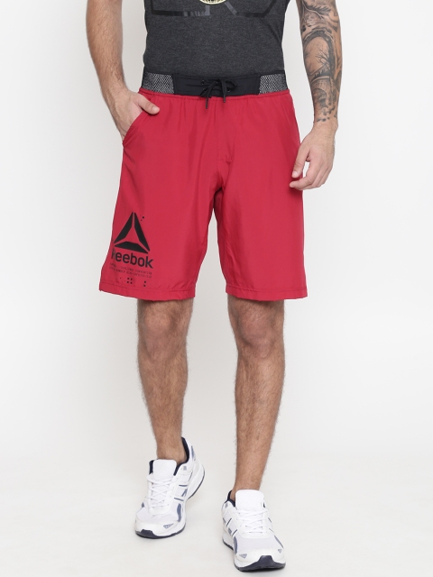 

Maroon Solid Epic Lightweight Training Sports Shorts
