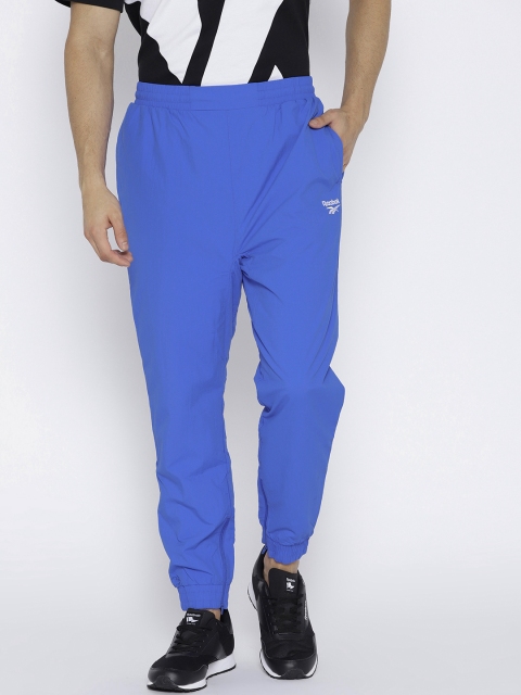 

Reebok Classic Men Blue Solid LF Joggers