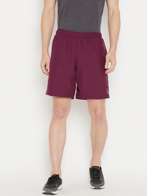 

Reebok Men Burgundy Solid CORE WOVEN Training Sports Shorts