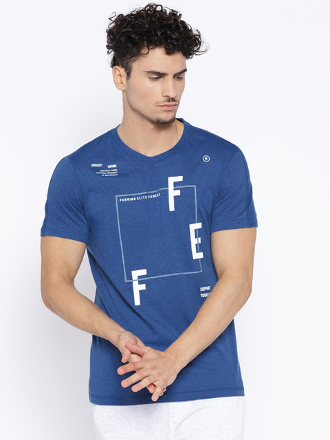 

Reebok Men Blue CROSSFIT Move Training T-shirt