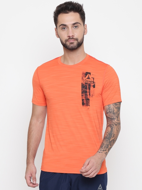 

Reebok Orange Workout Ready ACTIVCHILL Graphic Training T-shirt
