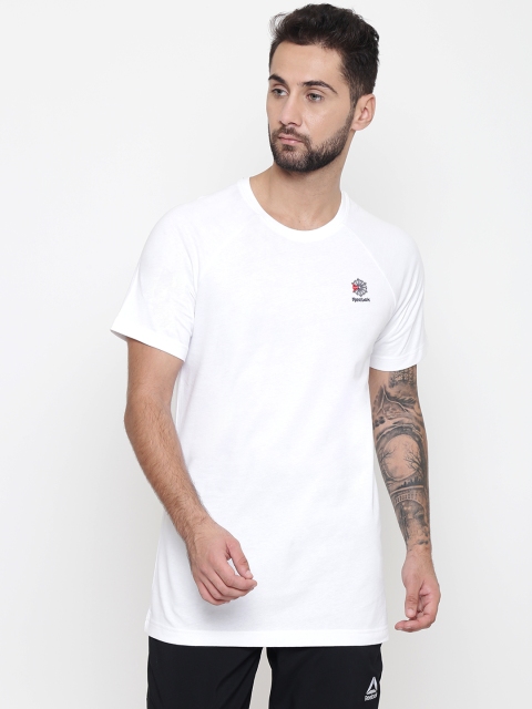 

Reebok Classic Men White Solid AC F Longer T-shirt