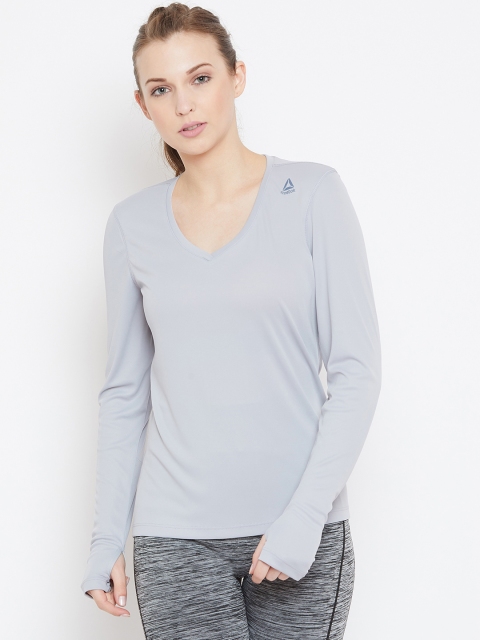 

Reebok Women Grey Running Essential T-Shirt