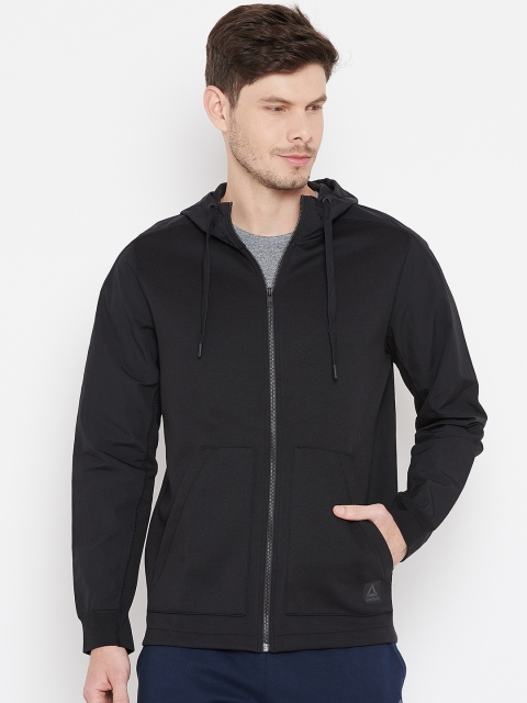 

Reebok Black Supply Full-Zip Hooded Training Sweatshirt