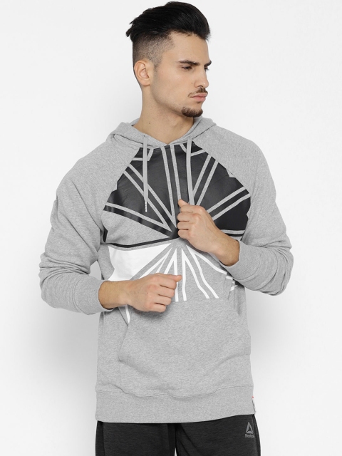 

Reebok Men Grey Printed AC F DIS OTH Sweatshirt