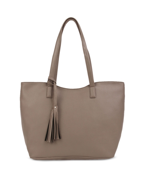 

Toteteca Beige Solid Shoulder Bag