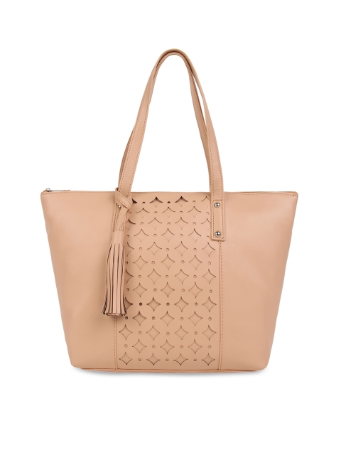 

Toteteca Peach-Coloured Solid Shoulder Bag