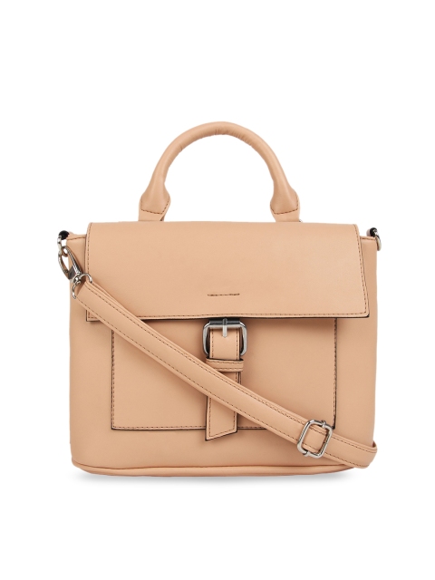 

Toteteca Peach-Coloured Solid Sling Bag