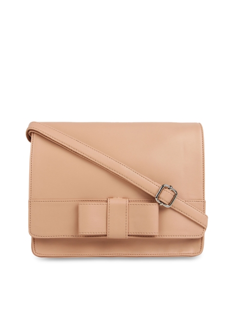 

Toteteca Peach-Coloured Solid Sling Bag