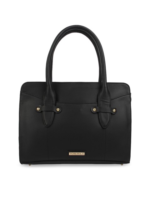 

Toteteca Black Solid Handheld Bag
