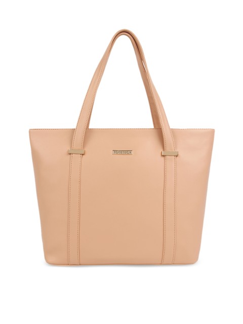 

Toteteca Peach-Coloured Solid Shoulder Bag