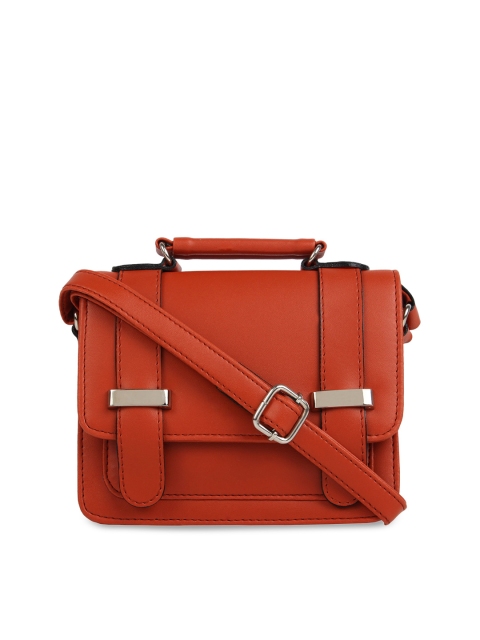 

Toteteca Orange Solid Sling Bag