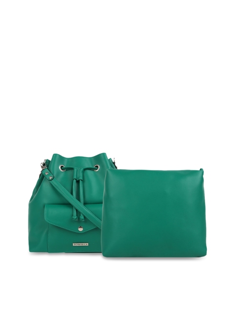 

Toteteca Green Solid Sling Bag