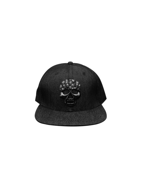 

Knotyy Unisex Charcoal Grey Embroidered Snapback Cap