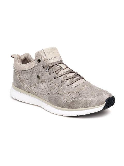 

BRITISH KNIGHTS Men Grey Suede Sneakers