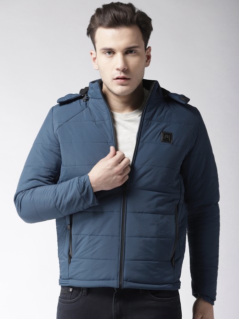 

Fort Collins Men Teal Blue Hooded Padded Jacket