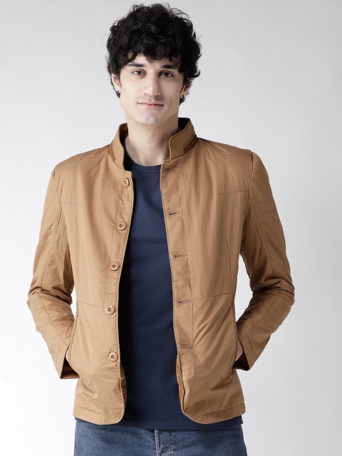 

Fort Collins Men Brown Solid Tailored Jacket