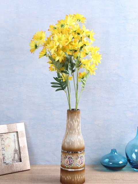 

Fourwalls Set Of 2 Yellow Artificial Daisy Flower Stems