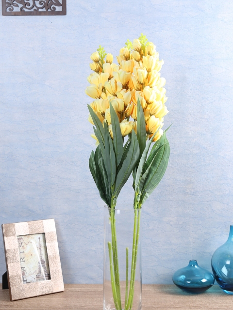 

Fourwalls Set Of 4 Yellow Artificial Jasmine Flower Stems