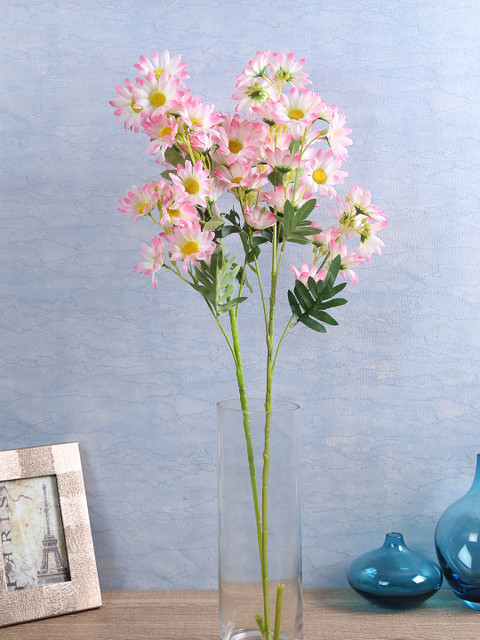 

Fourwalls Set Of 2 Pink Artificial Daisy Flower Stems