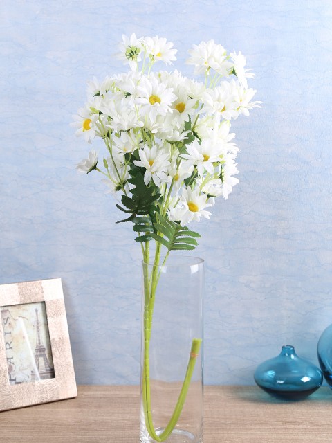 

Fourwalls Set Of 2 White Artificial Daisy Flower Stems