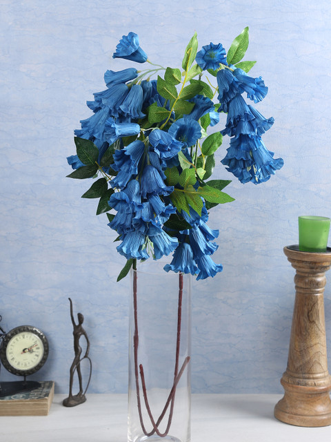 

Fourwalls Set of 2 Artificial Moning Flower Stem, Blue