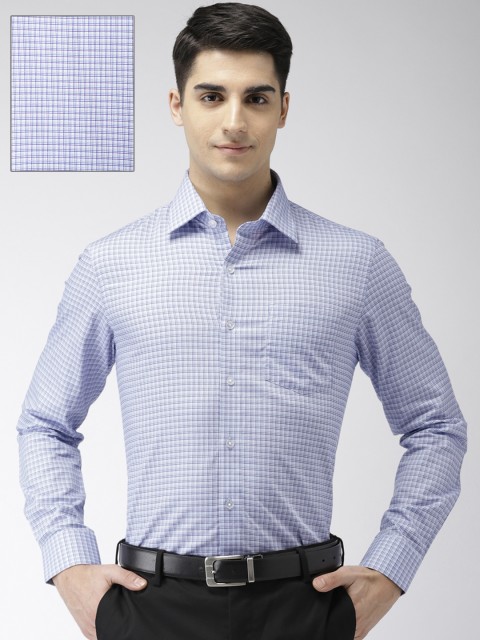 

Arrow Men Blue Slim Fit Printed Formal Shirt