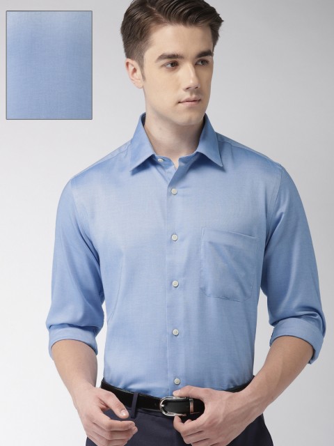 

Arrow Men Blue Slim Fit Solid Formal Shirt