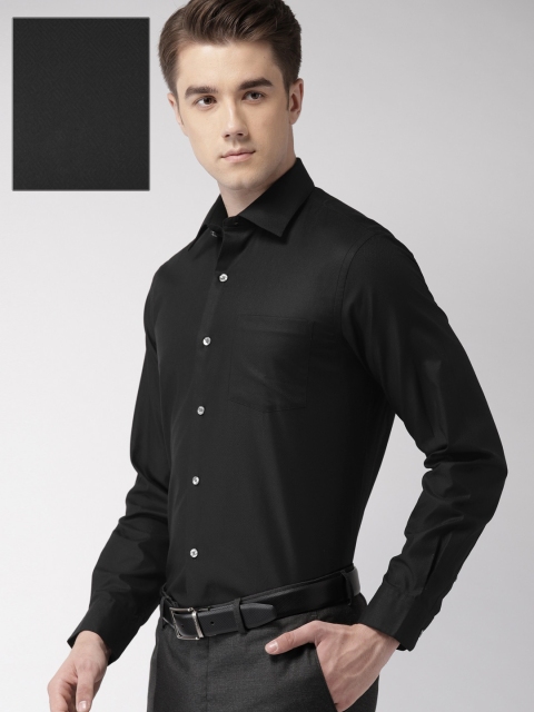 

Arrow Men Black Slim Fit Solid Formal Shirt