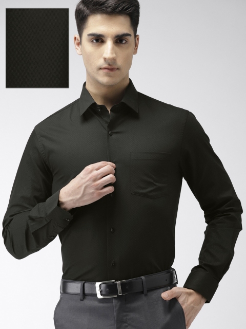 

Arrow Men Black Slim Fit Solid Formal Shirt