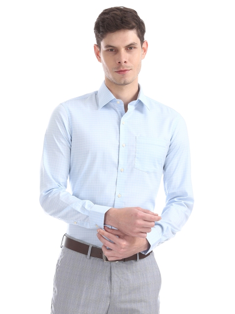 

Arrow Men Blue Slim Fit Solid Casual Shirt