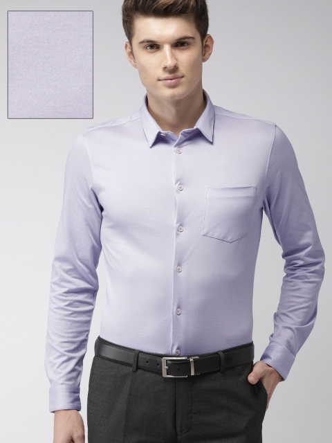 

Arrow Men Purple Slim Fit Solid Casual Shirt
