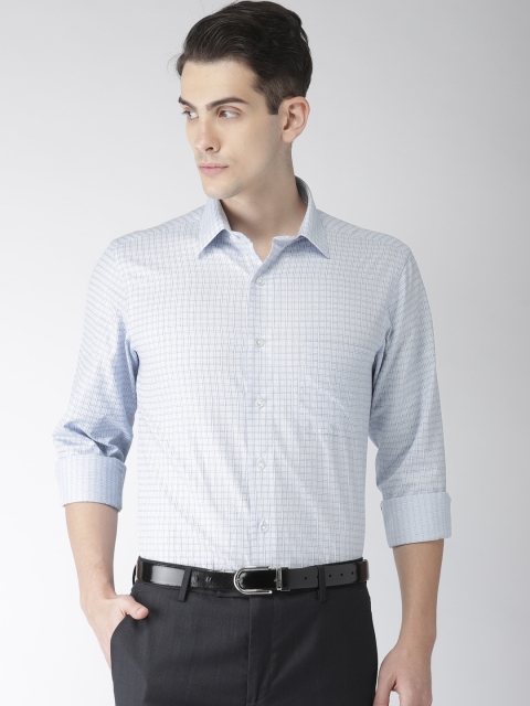 

Arrow Men Blue Checked Formal Shirt