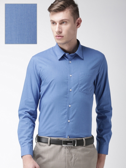 

Arrow Men Blue Slim Fit Solid Formal Shirt