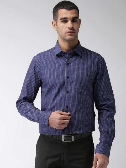 

Arrow Blue & White Checked Slim Fit Formal Shirt