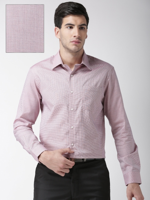 

Arrow Men Pink Slim Fit Checked Casual Shirt