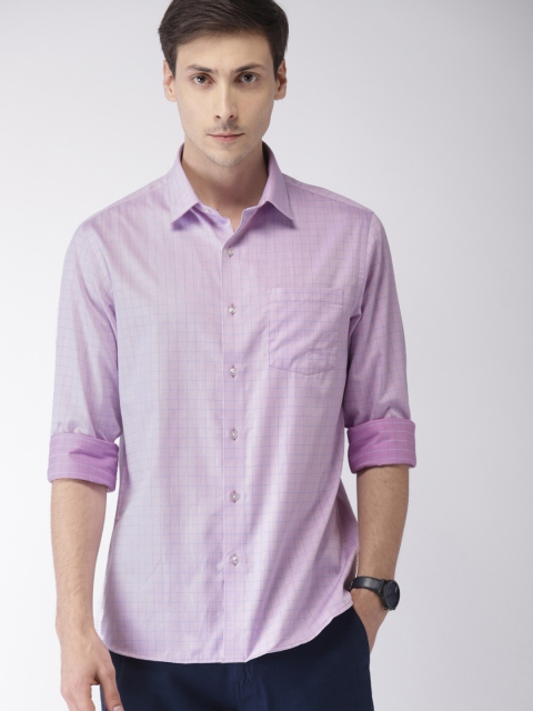 

Arrow Men Pink Premium Slim Fit Checked Casual Shirt