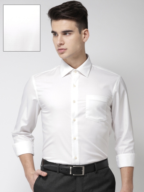 

Arrow Men White Slim Fit Solid Formal Shirt