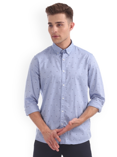 

Arrow Sport Men Blue Slim Fit Printed Casual Shirt